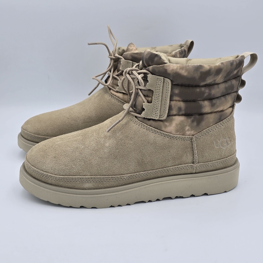 Ugg Classic Mini Lace Weather Smokescreen, Men's 8 Mustard Seed—Missing Galoshes - Picture 7 of 16